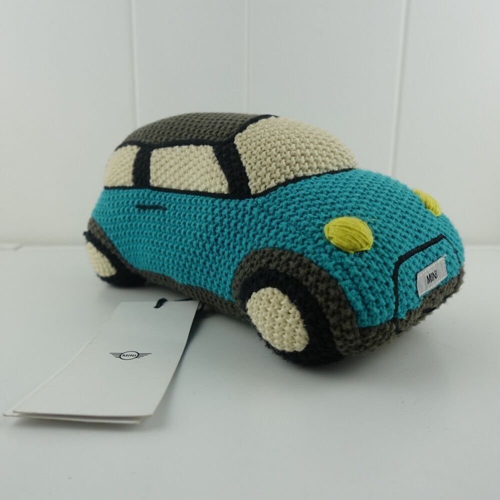 BMW AG Mini AG Blue Crochet Car Plush